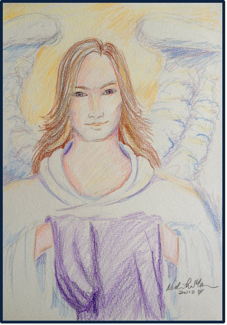 Spirit sessions drawings paintings crystal stone studio